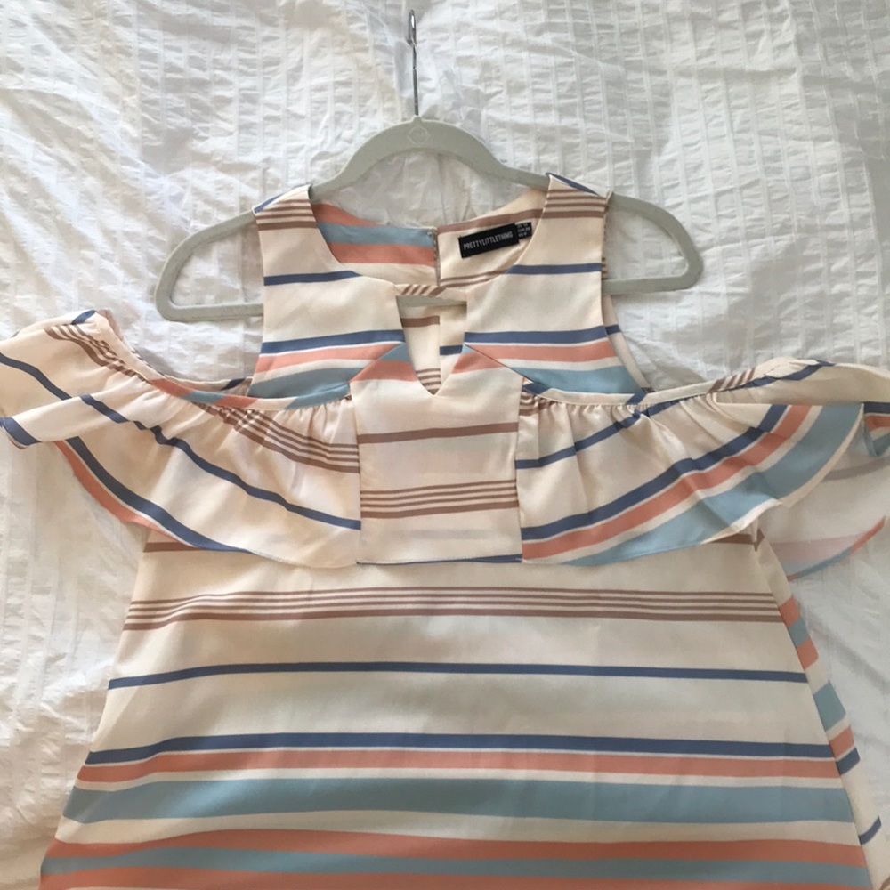 Multi color stripped dress